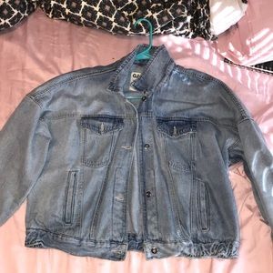 Oversized Blue Jean Jacket - Garage